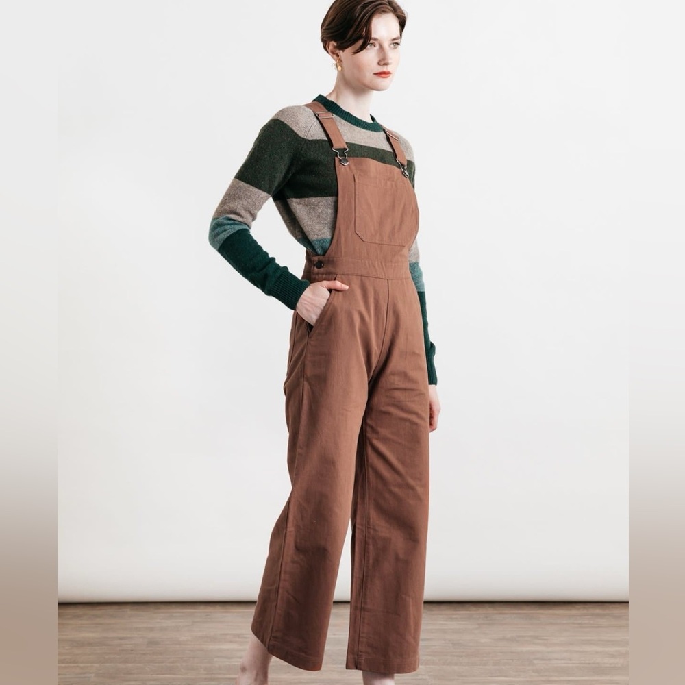 Bridge and Burn Roscoe Overalls in Terracotta